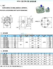 HY01齒輪泵與液壓閥 高效液壓系統解決方案